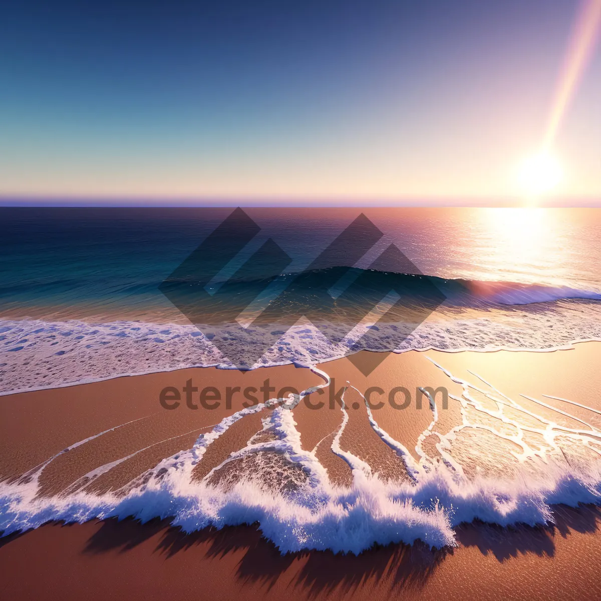 Picture of Sunset Serenity on Tropical Coastline