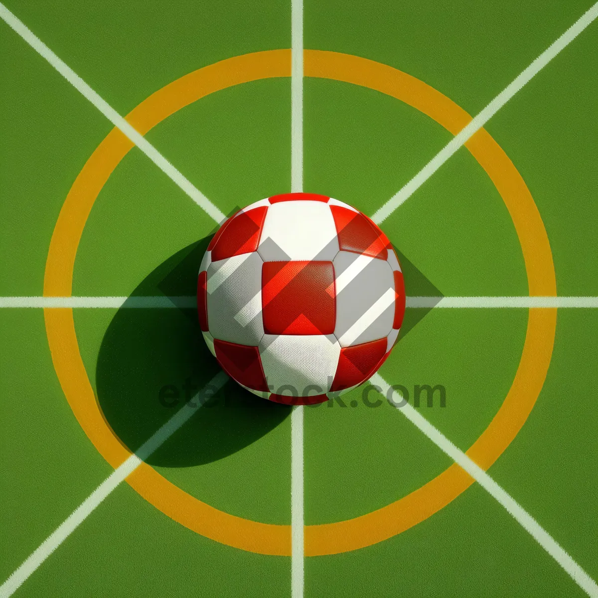 Picture of Patriotic Soccer Ball - Global Championship Symbol
