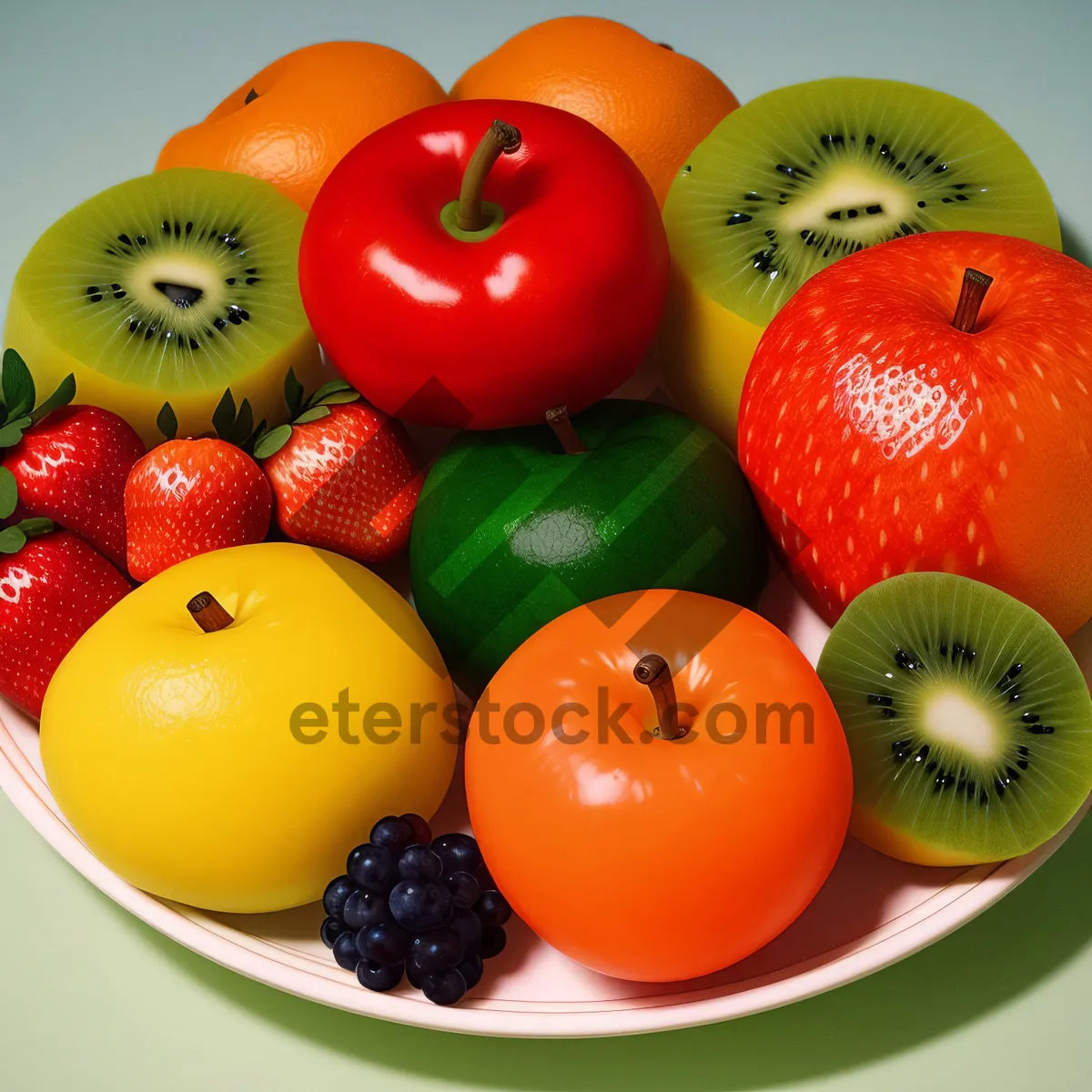 Picture of Fresh and Healthy Tomato Salad with Organic Ingredients