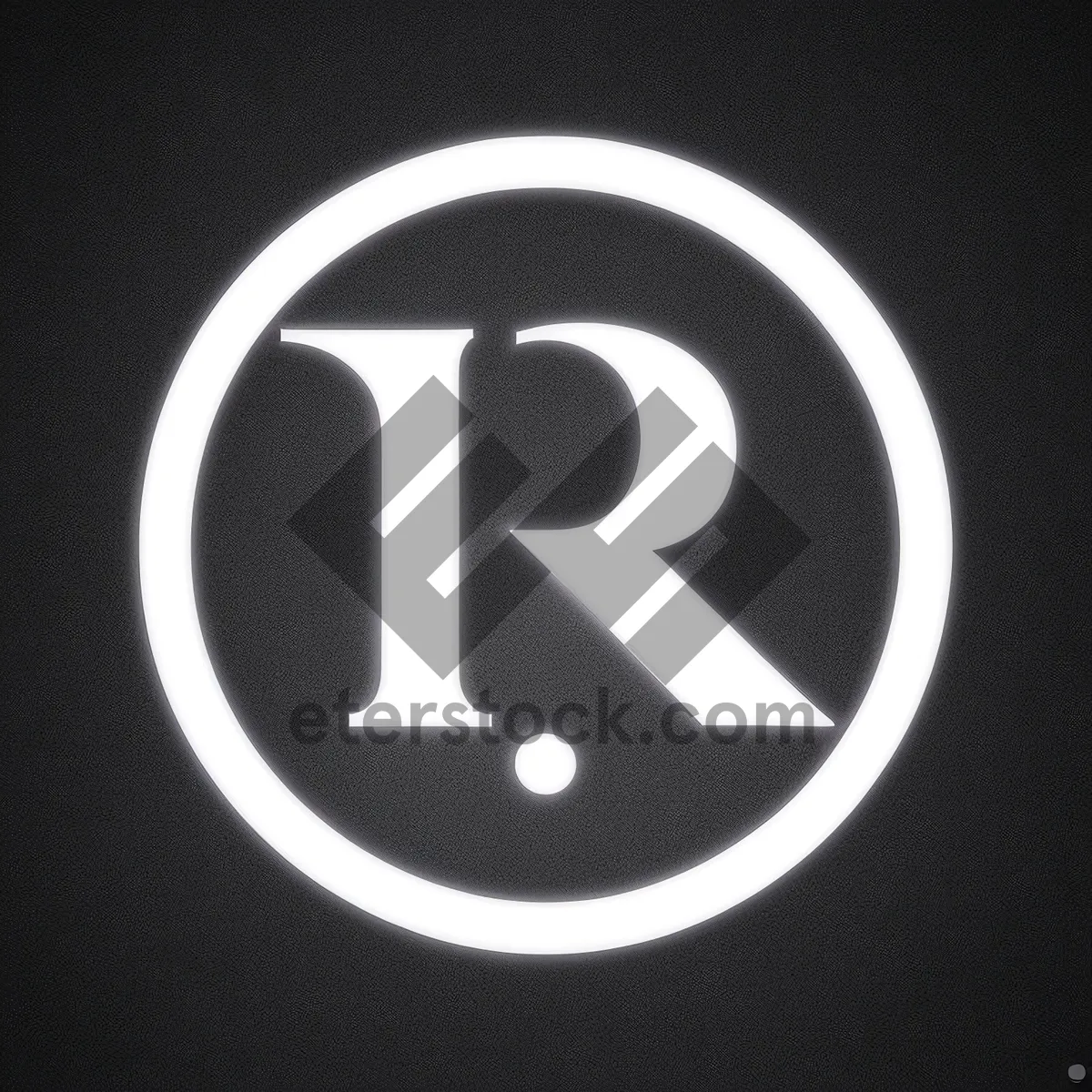 Picture of Shiny Round Black Button Icon