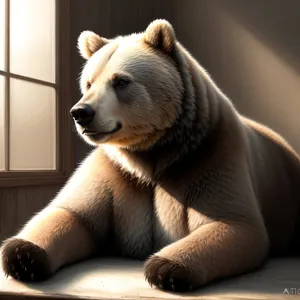 Wild Arctic Brown Bear: Majestic and Furry Predator.