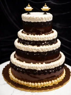 Delicious Chocolate Cream Cake - Gourmet Bakery Treat