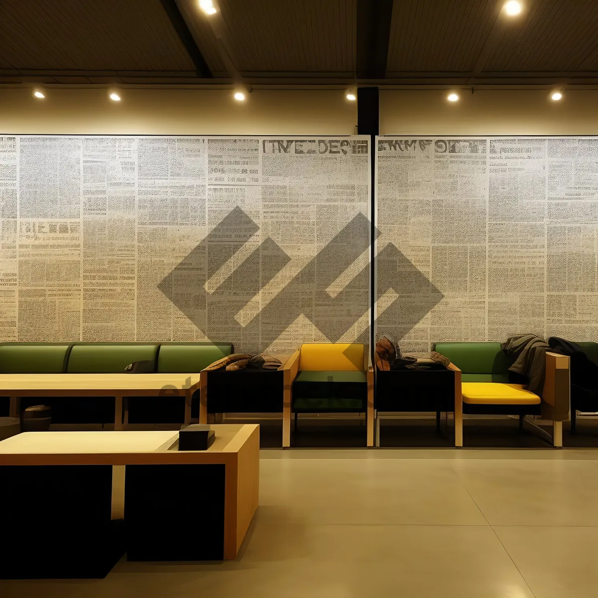 Picture of Modern Interior Hall with Stylish Furniture and Decor