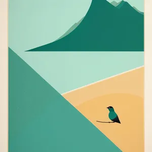 National Flag Graphic Design Symbolizing Country