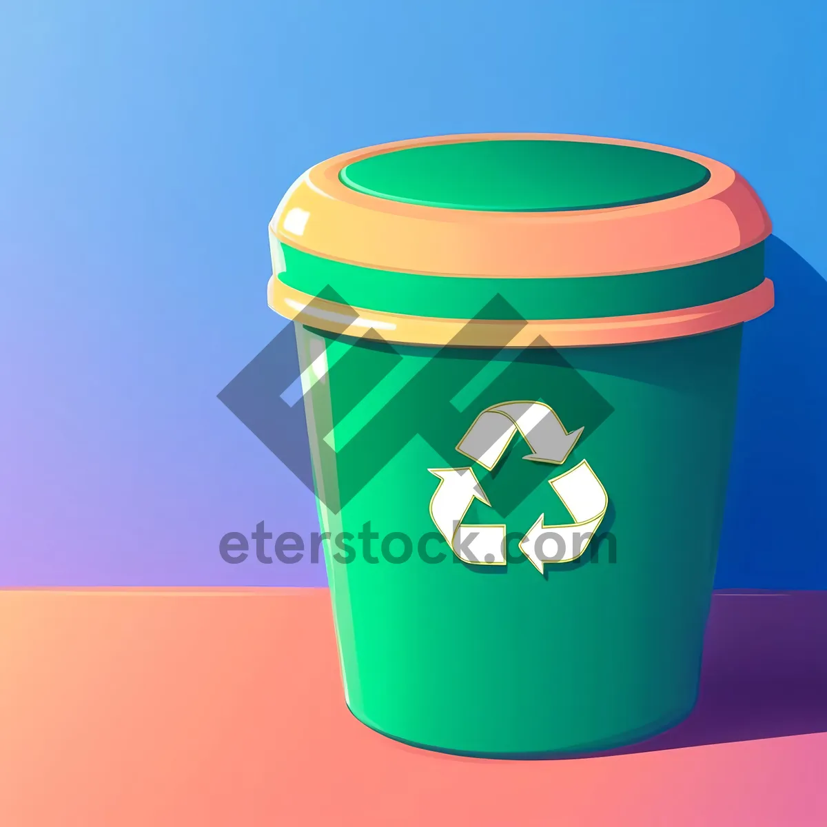 Picture of Empty plastic drink cup on white background