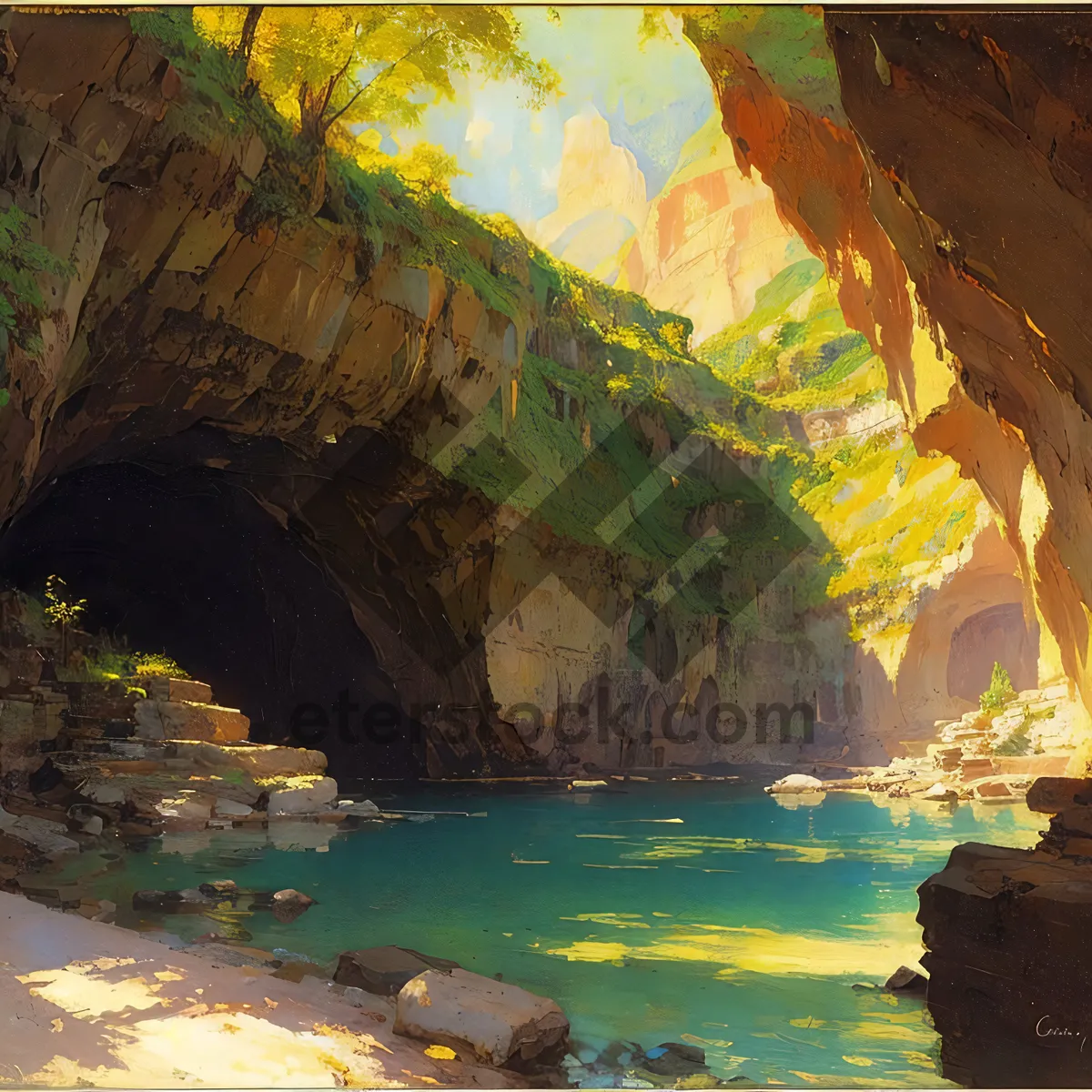 Picture of Serene Coastal Waterside Escape