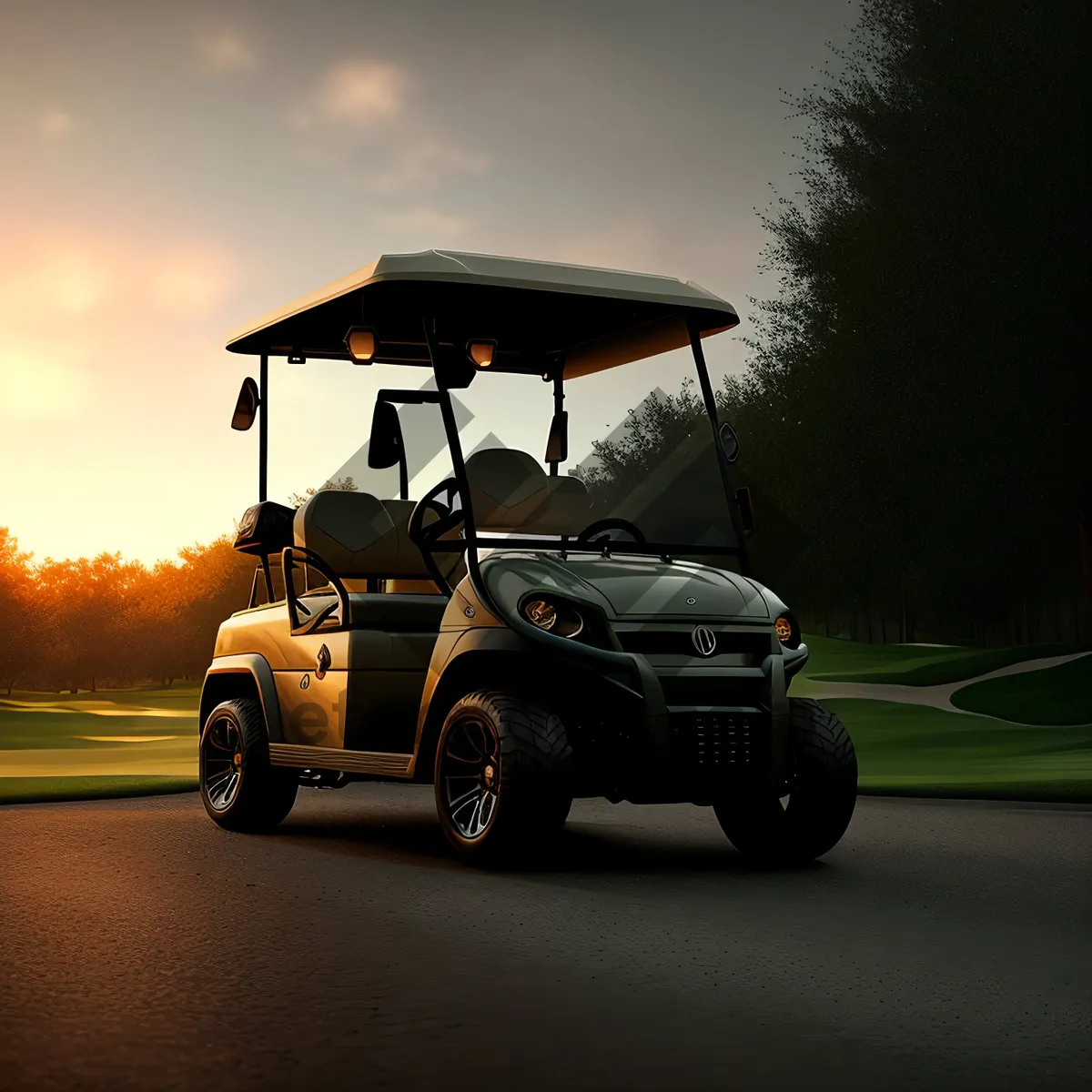 Picture of Speedy Golf Car on Sky-High Course