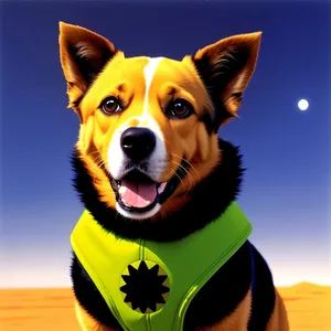 Cute Canine Portrait: Adorable Dog Pooch