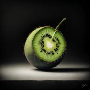 Juicy Kiwi Slice - Fresh, Ripe, and Healthy