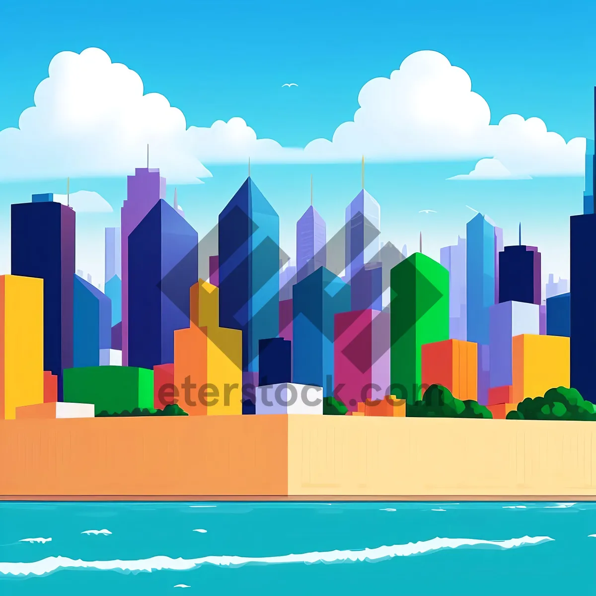 Picture of Graphic Design Icon Set for Business Generator