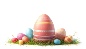 Colorful Easter Egg Decoration - Symbol of Celebration