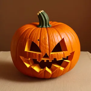 Spooky Halloween Jack-o'-Lantern Decoration