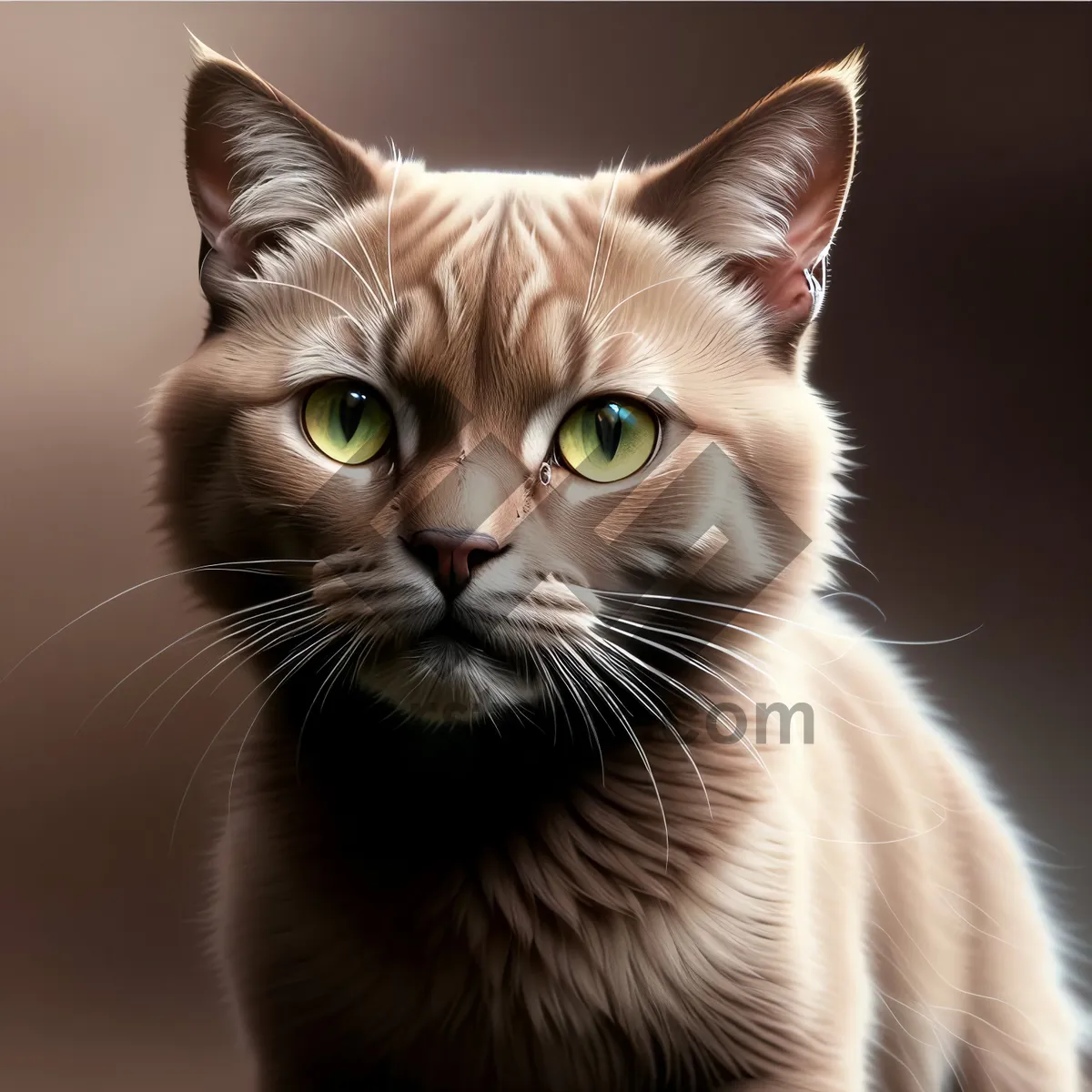 Picture of Adorable Young Tabby Cat with Curious Whiskers