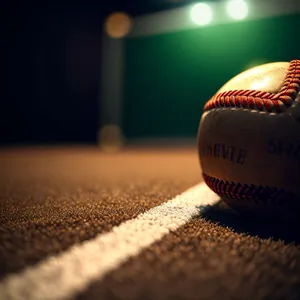 Baseball Glove on Grass - Essential Game Equipment