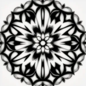 Floral Arabesque Seamless Wallpaper Design