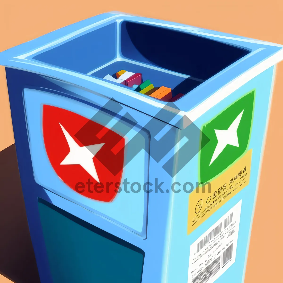 Picture of 3D Box Icon for Packaging and Containers