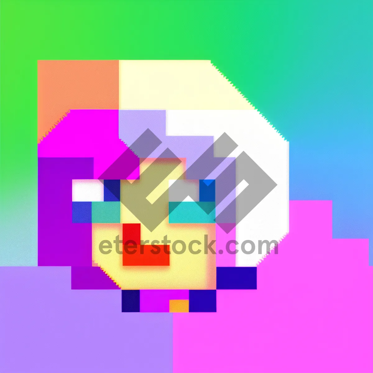 Picture of Vivid Geometric Icon Design