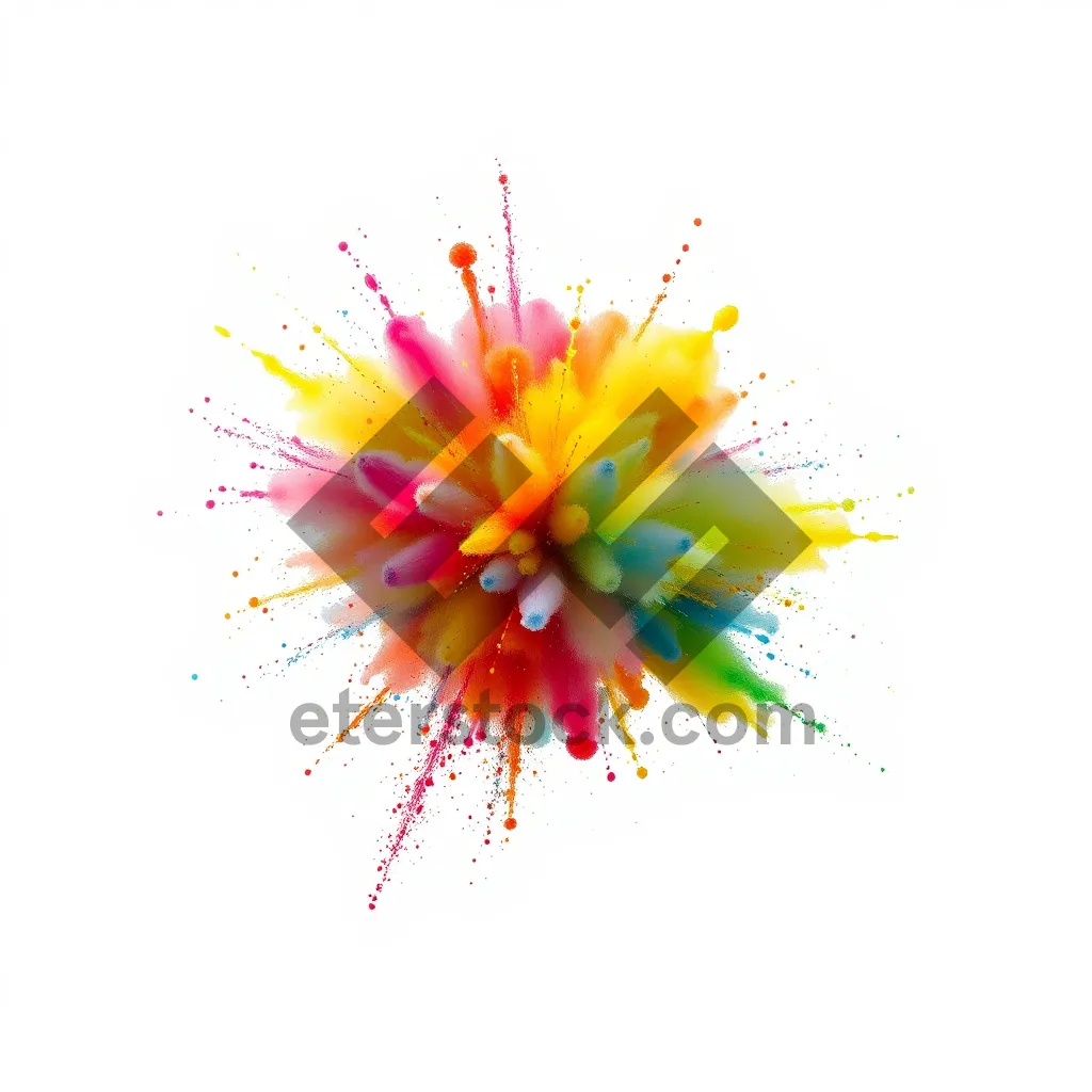 Picture of Colorful Floral Card Design with Pink Lotus Flowers