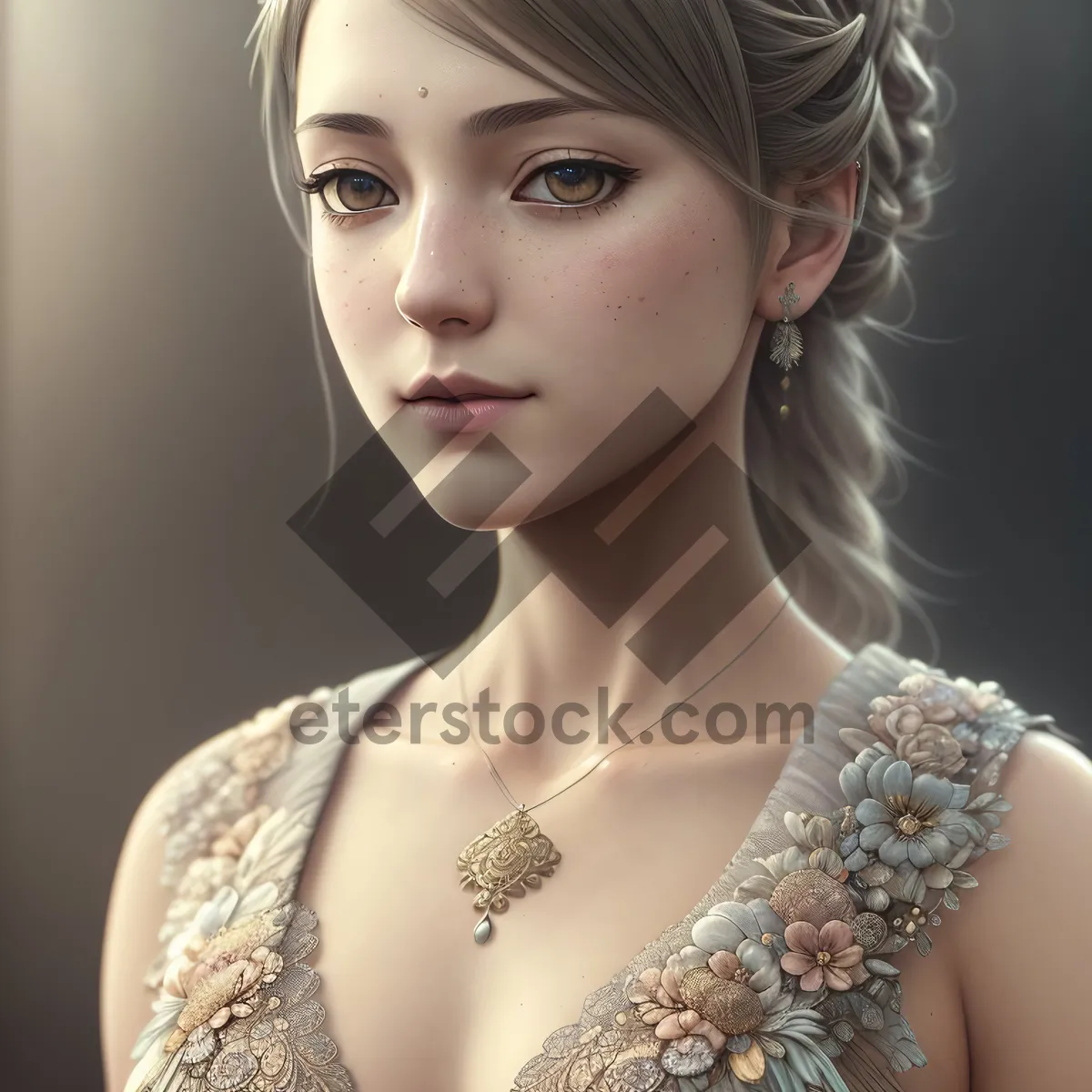 Picture of Elegant Sensual Princess with Mesmerizing Charm