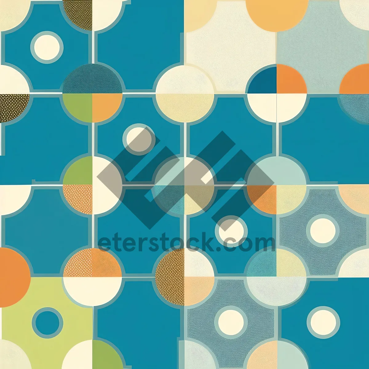 Picture of Abstract geometric pattern set for modern web design.