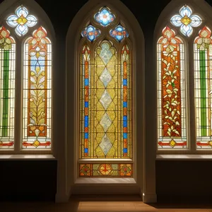 Stained Glass Window: Sacred Beauty Illuminates Cathedral