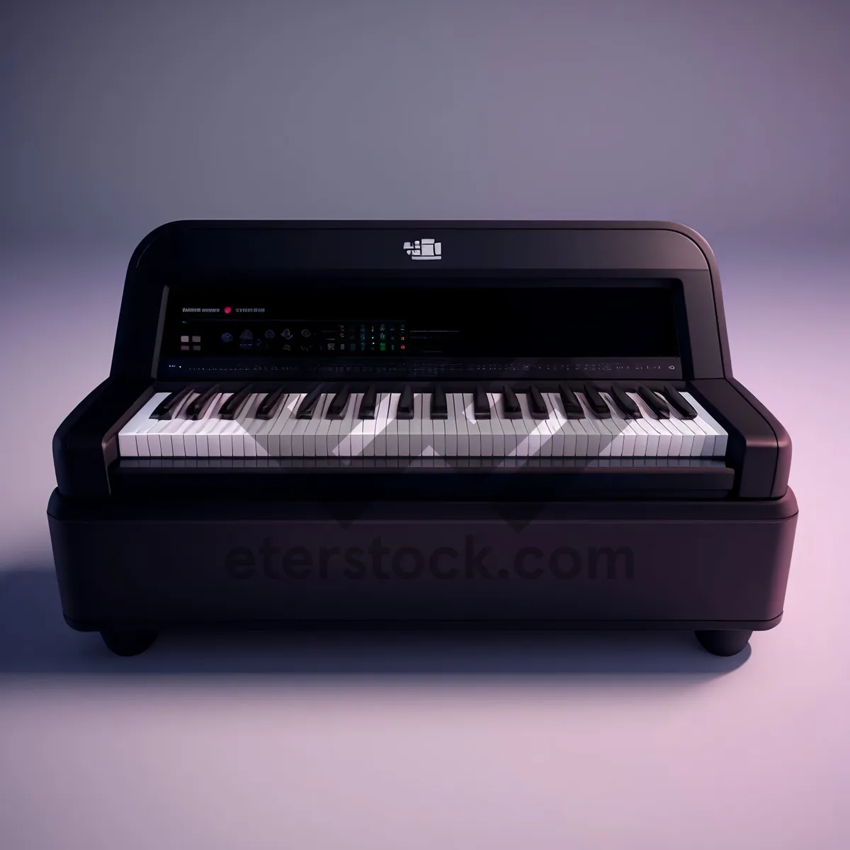 Picture of Portable Black Piano Keyboard - Innovative Music Device