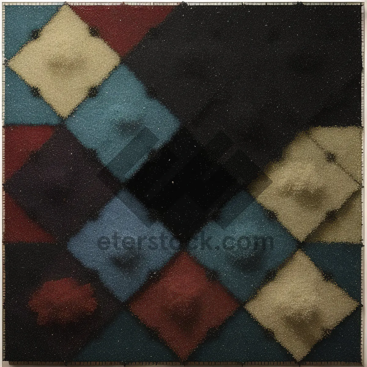 Picture of Colorful Tartan Fabric Texture Design