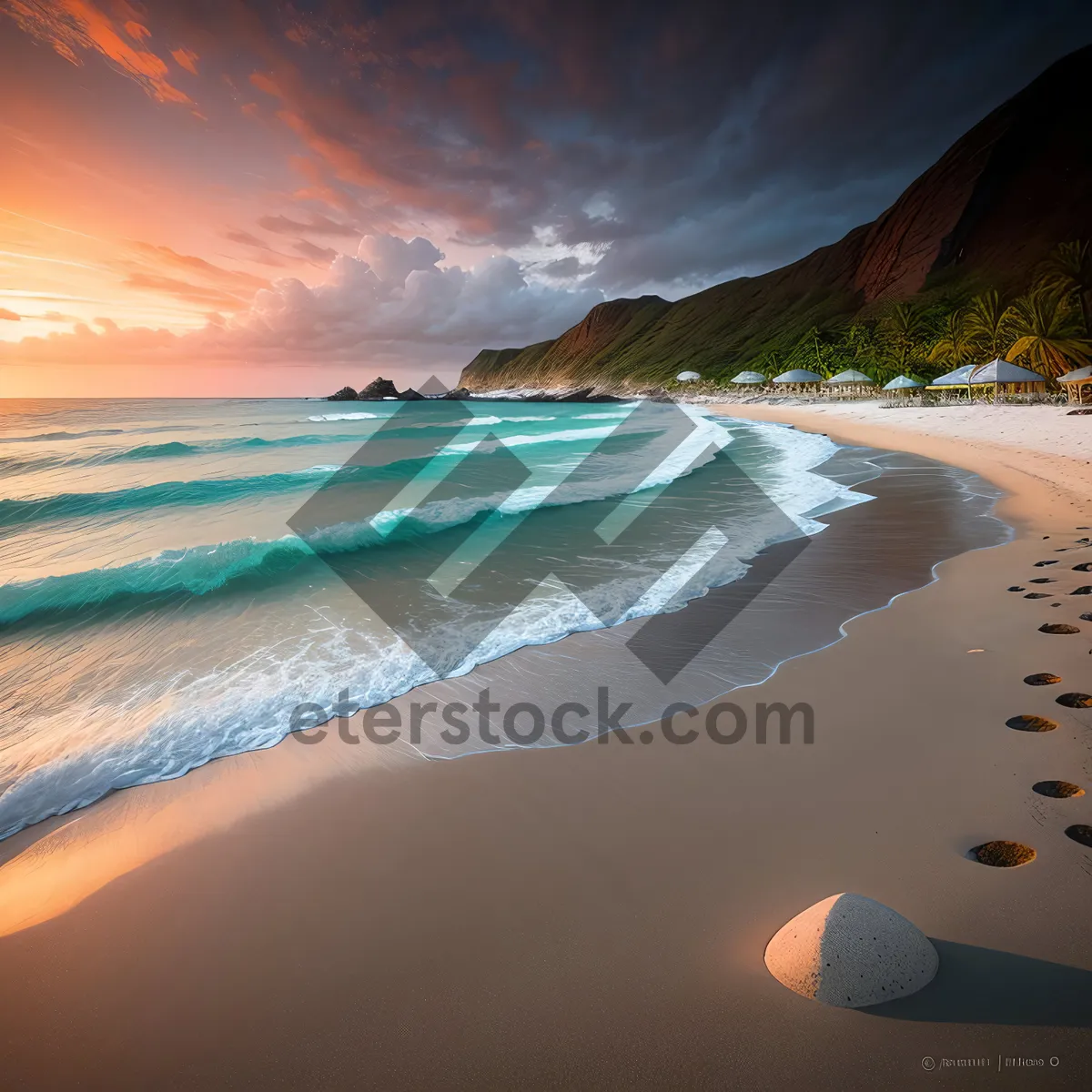 Picture of Serenity by the Seashore.