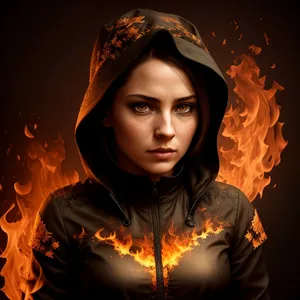 Enchanting Brunette Sorcerer: Elegant, Sensual, and Attractive Fashion Model