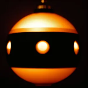 Glowing Pumpkin Lantern - Spooky Nighttime Flame