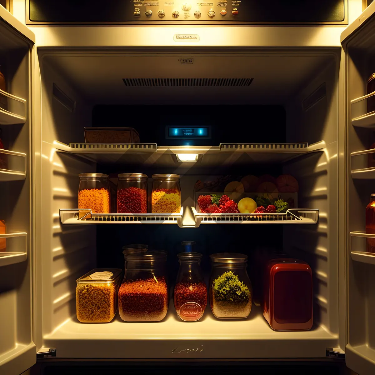 Picture of Modern interior with vending machine and buffet