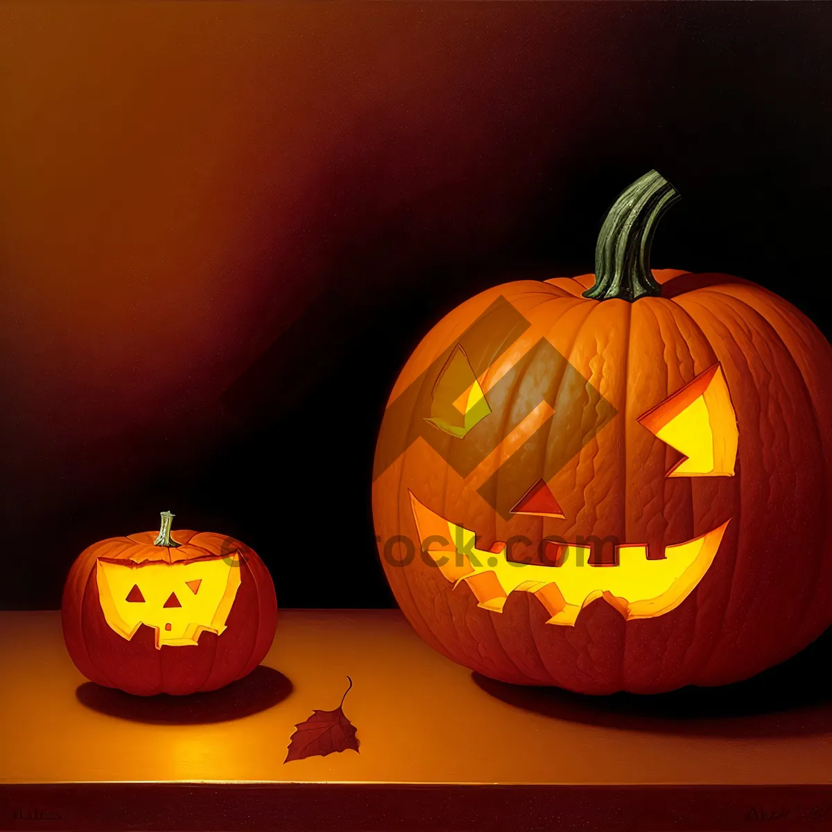 Picture of Spooky Jack-O'-Lantern Halloween Decoration