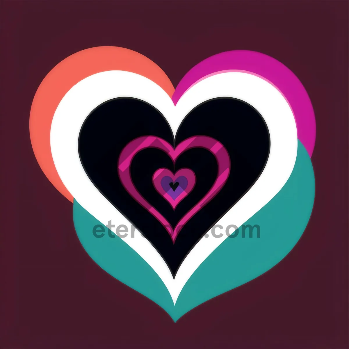 Picture of Romantic Heart Symbol: Valentine's Day Icon Design