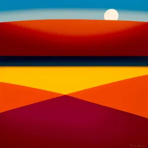 Modern Artistic Graphic Design with Creative Gradient Reflection