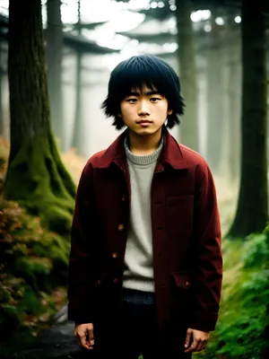 Smiling Businesswoman in Fashionable Coat