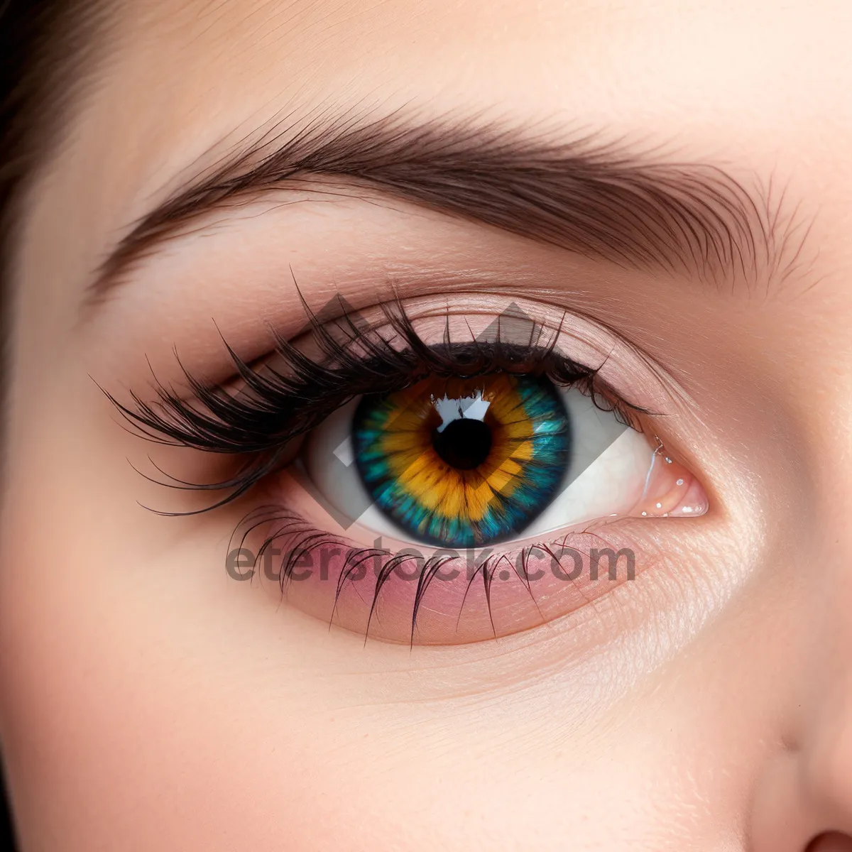 Picture of Gorgeous Eye Makeup Enhances Natural Beauty