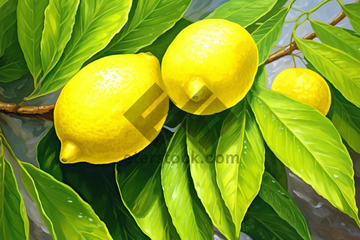 Picture of Fresh Vitamin-Rich Organic Citrus Fruits