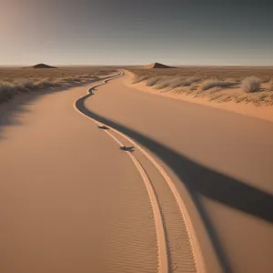 Serenity of the Desert at Sunset