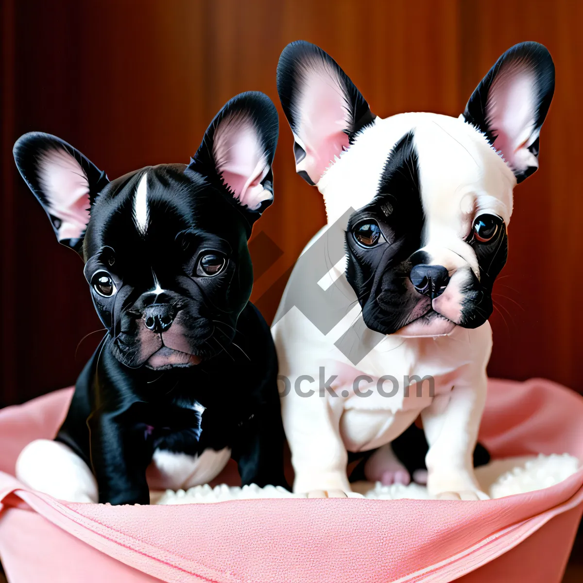 Picture of A Bulldog puppy with endearing wrinkles, exuding absolute adorableness
