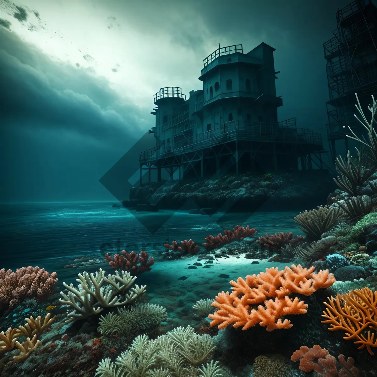 Picture of Tropical Coral Reef Dive - Colorful Underwater Exotic