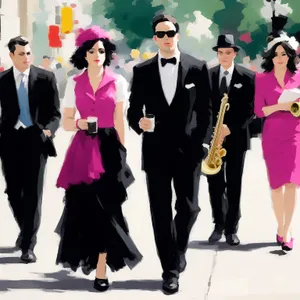 Successful business team smiling happy in office meeting