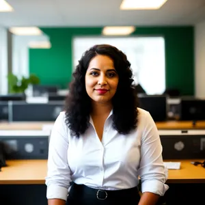 Confident Businesswoman with a Beautiful Smile