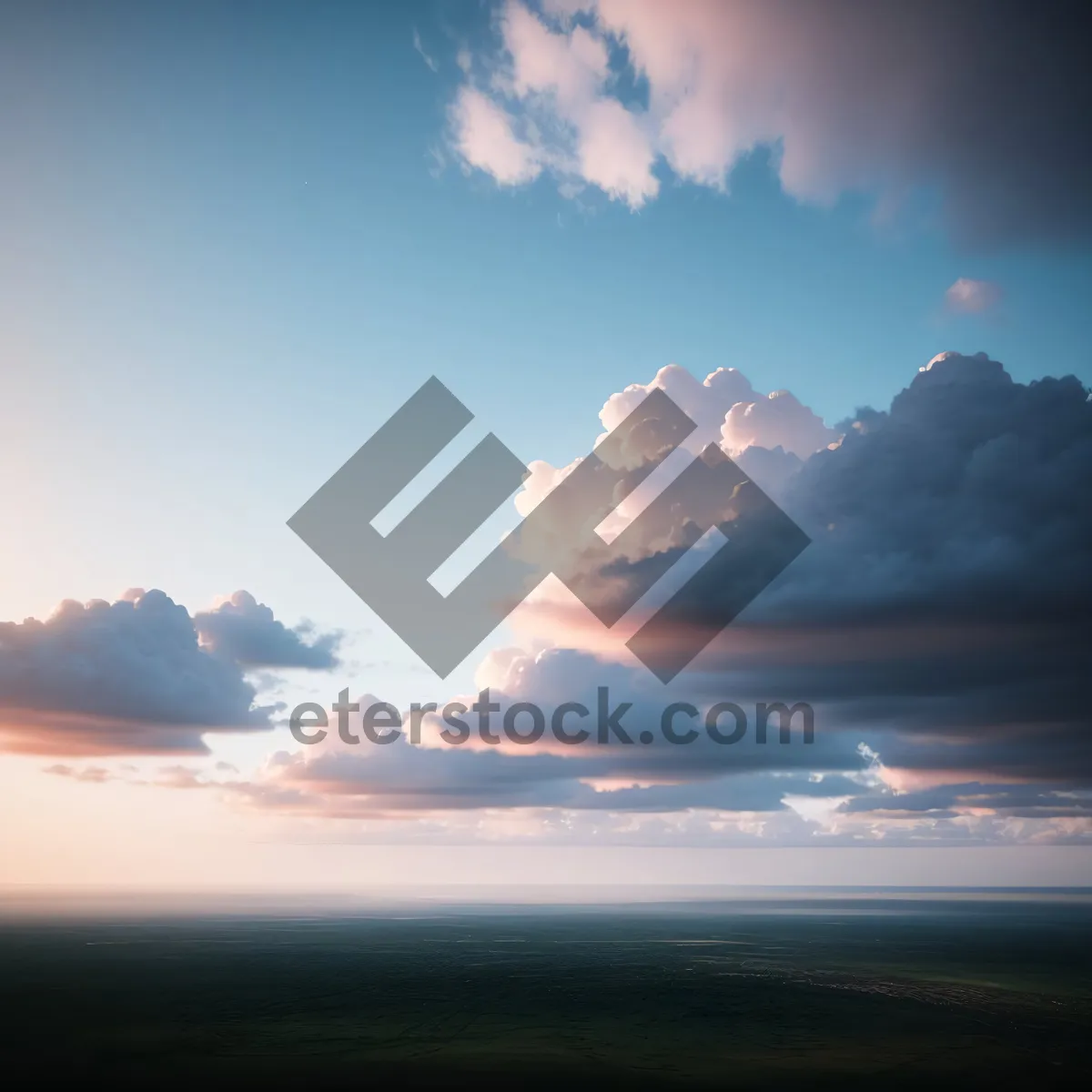Picture of Sunset over Majestic Mountain Range