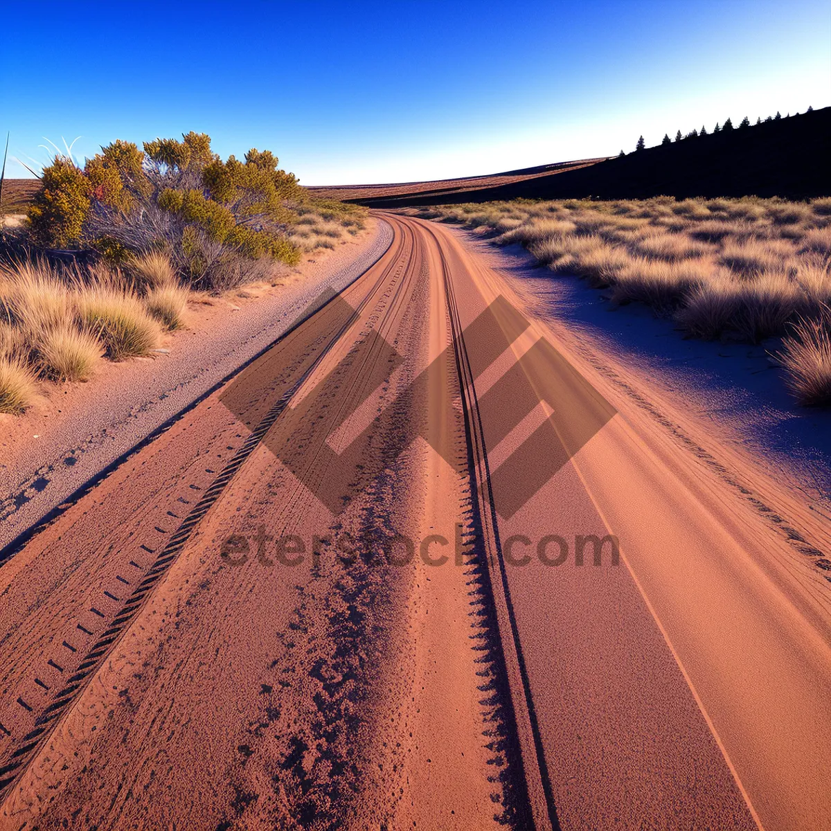 Picture of Endless Horizon: Serene Skyline on Open Road