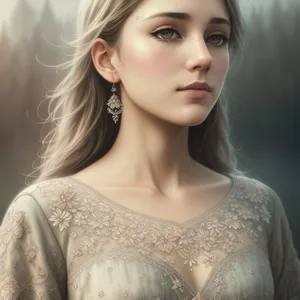 Seductively Stunning: Smasher Model with Pretty Hair.