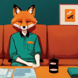 Smiling Student Working on Laptop at Desk