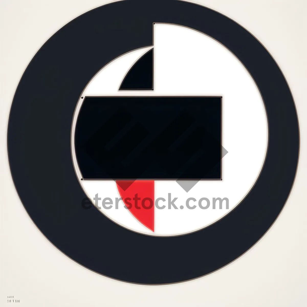 Picture of Round glossy web button icon with 3D design