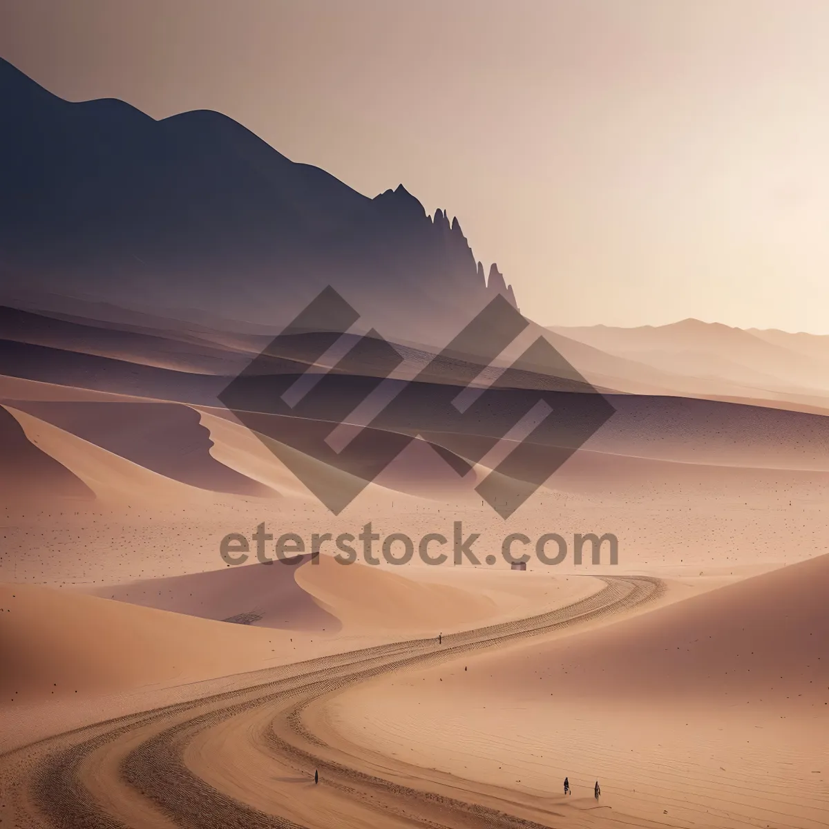 Picture of Serenity of Sand: A Scenic Desert Landscape