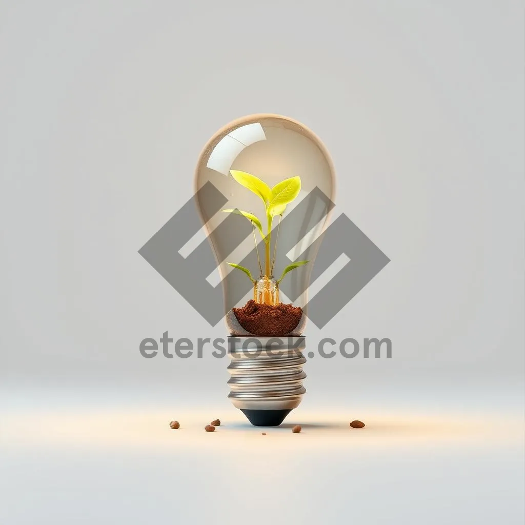 Picture of Innovative Glass Electric Lamp Bulb Bright Idea