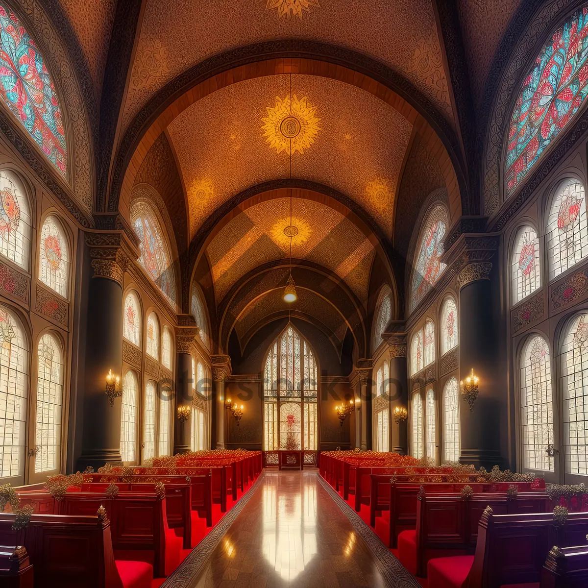 Picture of Cathedral Vault: Majestic Architectural Wonder Embracing History